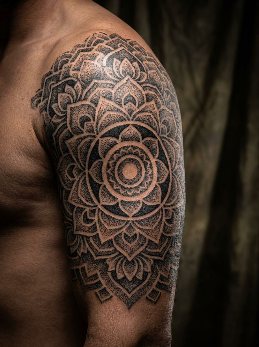 Dotwork-Mandala — Dotwork von Marco